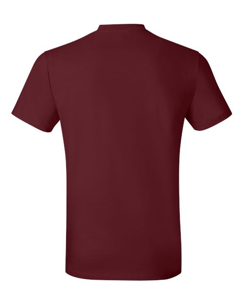 Hanes 4980 Unisex Perfect-T T-Shirt - Maroon - back