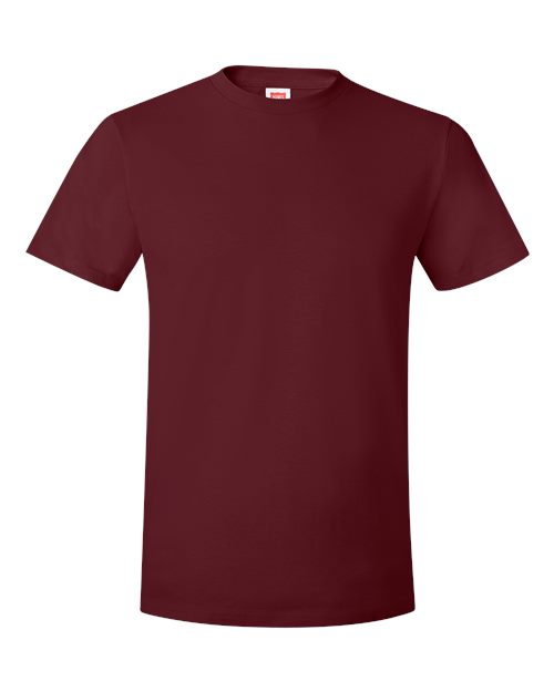 Hanes 4980 Unisex Perfect-T T-Shirt - Maroon - front