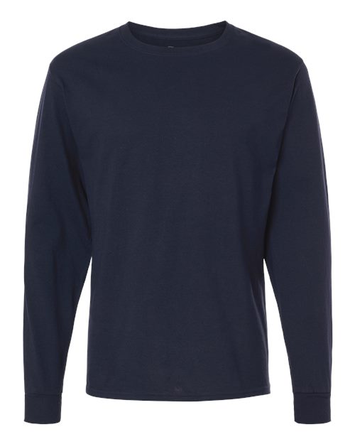 Champion CC8C Unisex Long Sleeve T-Shirt - Navy - front