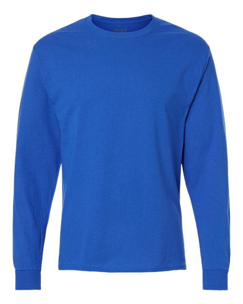 Champion CC8C Unisex Long Sleeve T-Shirt - Royal Blue - front