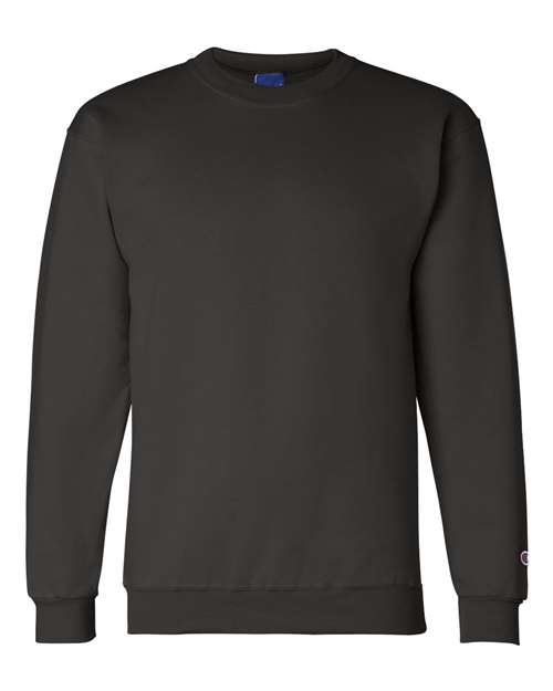 Champion S600 Unisex Powerblend® Crewneck Sweatshirt - Black - front