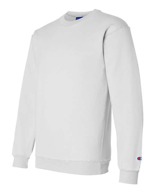 Champion S600 Unisex Powerblend® Crewneck Sweatshirt - White - side