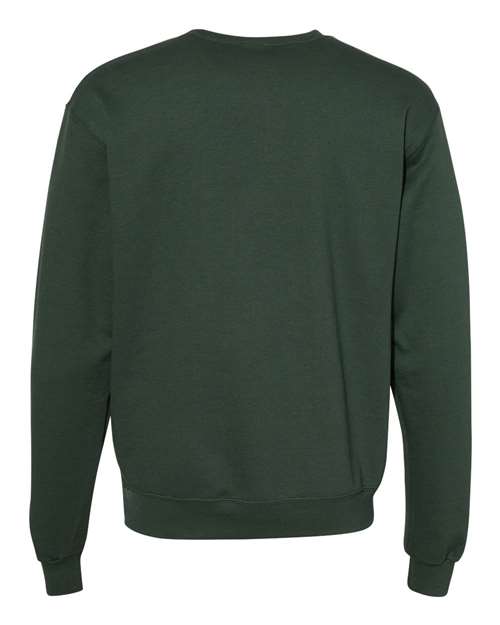 Champion S600 Unisex Powerblend® Crewneck Sweatshirt - Dark Green - back