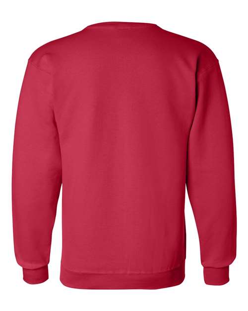 Champion S600 Unisex Powerblend® Crewneck Sweatshirt - Scarlet - back