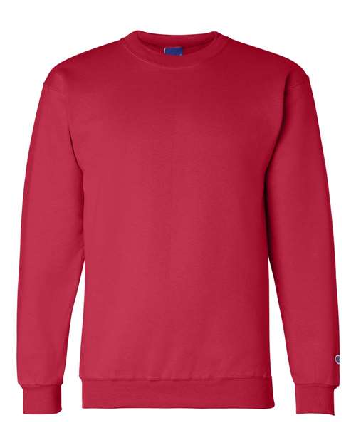 Champion S600 Unisex Powerblend® Crewneck Sweatshirt - Scarlet - front