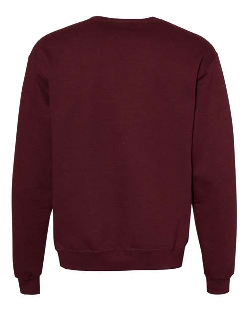Champion S600 Unisex Powerblend® Crewneck Sweatshirt - Maroon - back