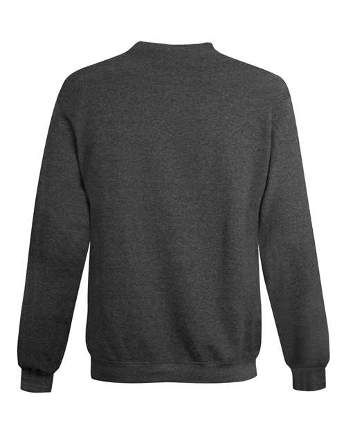 Champion S600 Unisex Powerblend® Crewneck Sweatshirt - Charcoal Heather - back