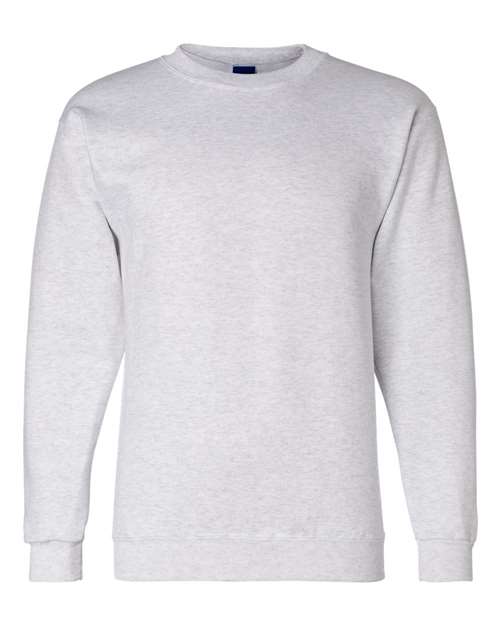 Champion S600 Unisex Powerblend® Crewneck Sweatshirt - Silver Grey - front