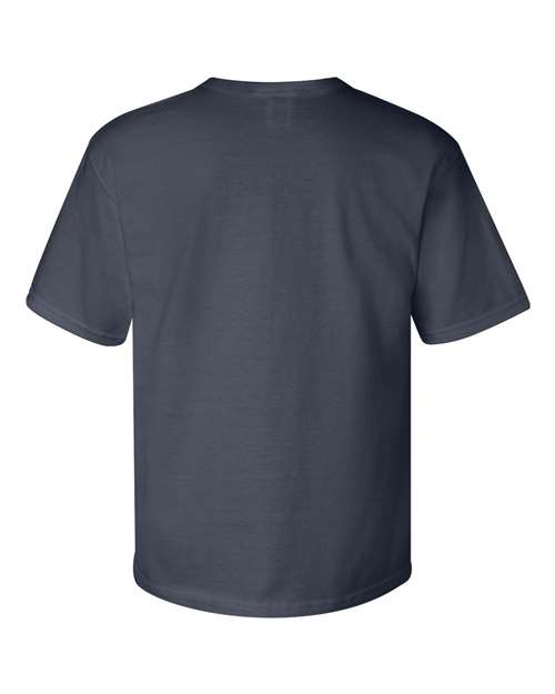 Champion T105 Unisex Heritage Jersey T-Shirt - Navy - back