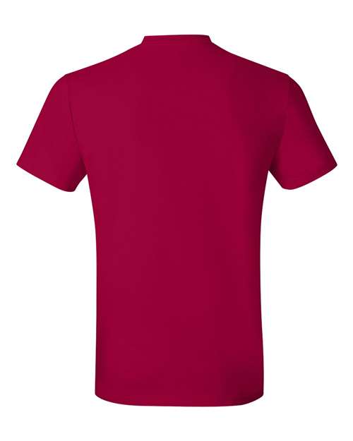 Hanes 4980 Unisex Perfect-T T-Shirt - Deep Red - back