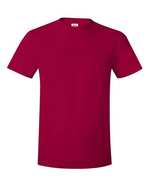 Hanes 4980 Unisex Perfect-T T-Shirt - Deep Red - front