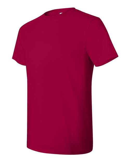 Hanes 4980 Unisex Perfect-T T-Shirt - Deep Red - side
