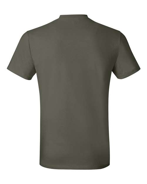 Hanes 4980 Unisex Perfect-T T-Shirt - Fatigue Green - back