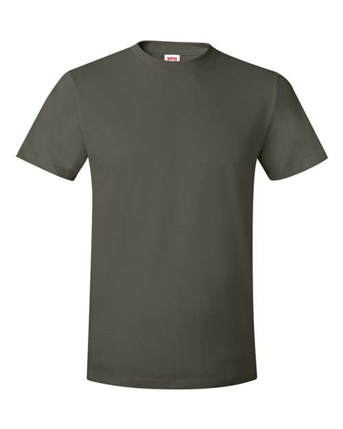 Hanes 4980 Unisex Perfect-T T-Shirt - Fatigue Green - front