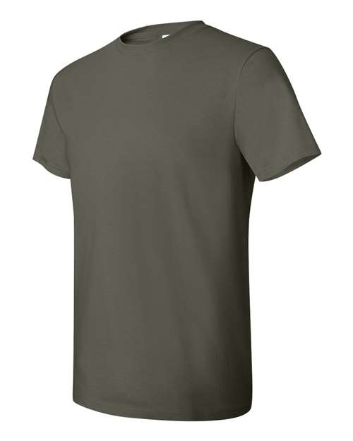 Hanes 4980 Unisex Perfect-T T-Shirt - Fatigue Green - side