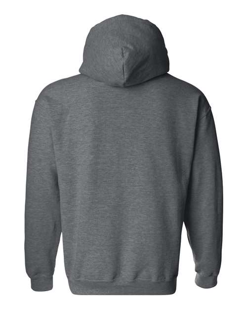 Gildan 18500 Unisex Heavy Blend™ Hooded Sweatshirt - Dark Heather - back