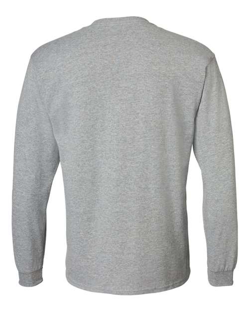Gildan 8400 Unisex DryBlend® 50/50 Long Sleeve T-Shirt - Sport Grey - back
