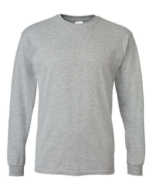 Gildan 8400 Unisex DryBlend® 50/50 Long Sleeve T-Shirt - Sport Grey - front