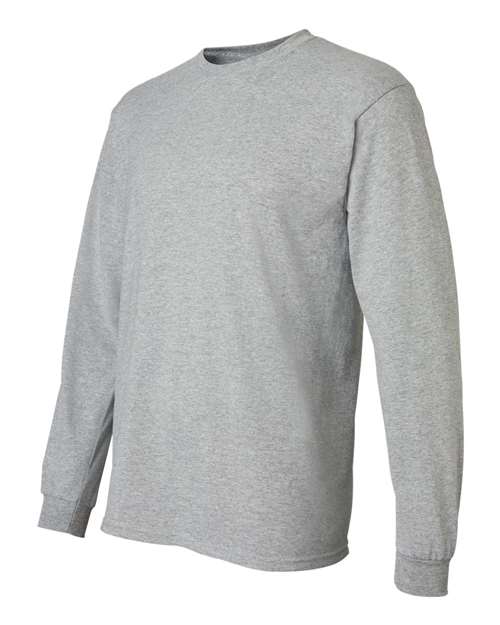 Gildan 8400 Unisex DryBlend® 50/50 Long Sleeve T-Shirt - Sport Grey - side