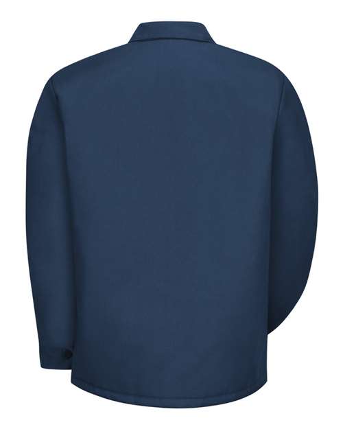 Red Kap JT50 Men's Perma-Lined Panel Jacket - Navy - back