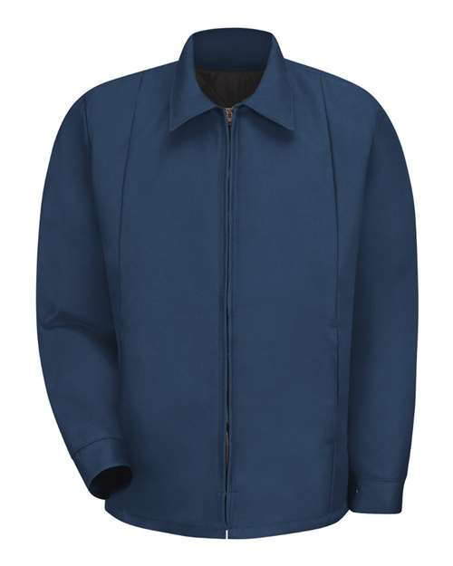 Red Kap JT50 Men's Perma-Lined Panel Jacket - Navy - front
