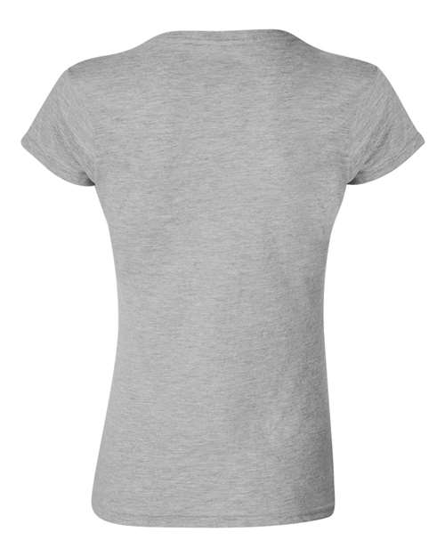 Gildan 64000L Women's Softstyle® T-Shirt - Sport Grey - back
