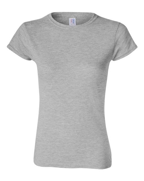 Gildan 64000L Women's Softstyle® T-Shirt - Sport Grey - front