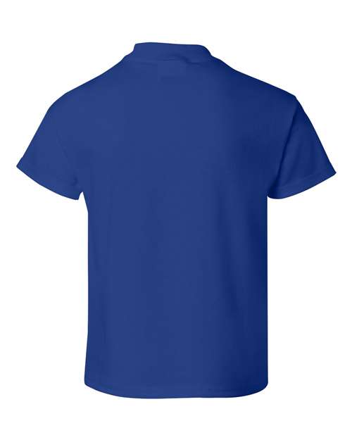 Hanes 5480 Youth Essential-T T-Shirt - Deep Royal - back