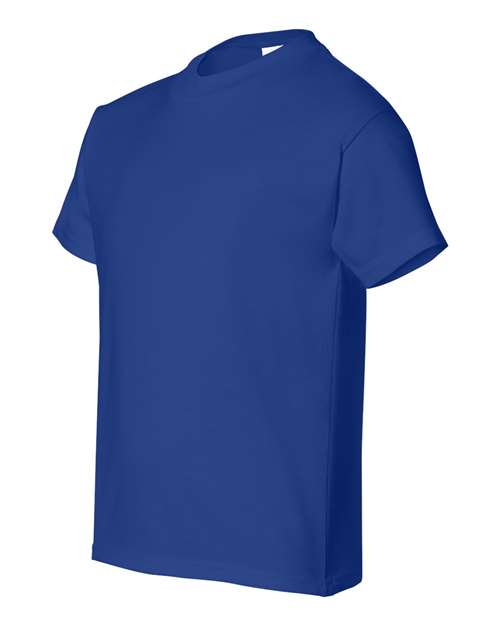 Hanes 5480 Youth Essential-T T-Shirt - Deep Royal - side