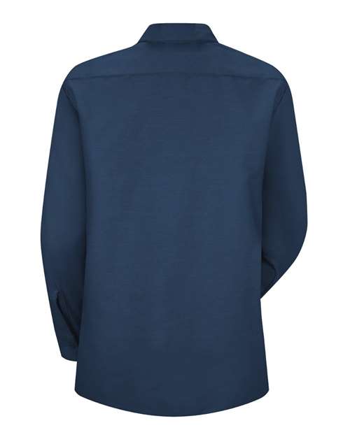 Red Kap SP13 Women's Industrial Work Shirt - Navy - back