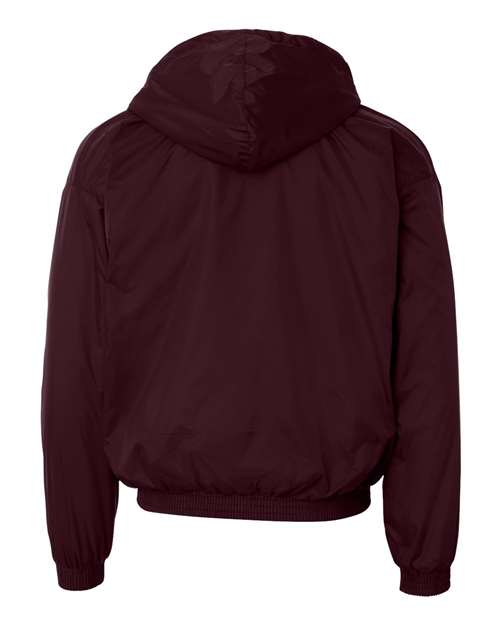Augusta Sportswear 3280 Unisex Fleece Lined Hooded Jacket - Maroon - back