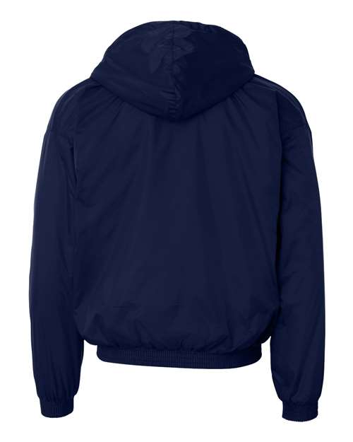 Augusta Sportswear 3280 Unisex Fleece Lined Hooded Jacket - Navy - back