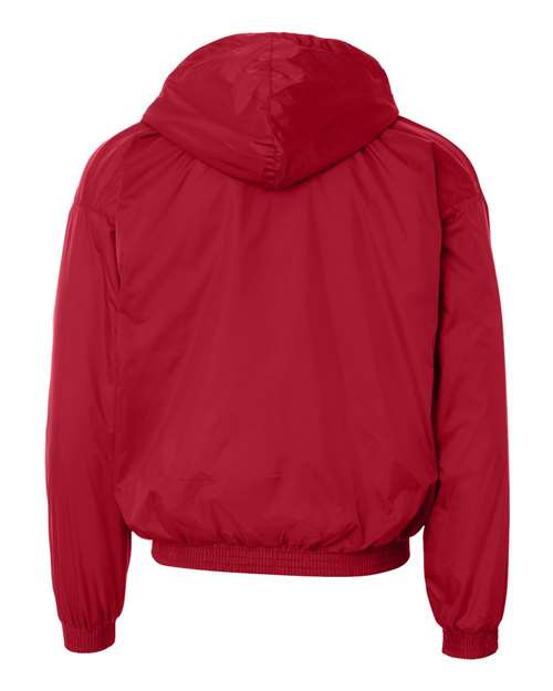 Augusta Sportswear 3280 Unisex Fleece Lined Hooded Jacket - Red - back
