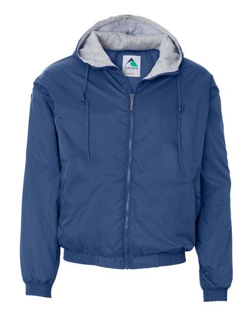 Augusta Sportswear 3280 Unisex Fleece Lined Hooded Jacket - Royal - front