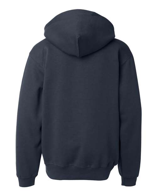 Badger 2254 Youth Hooded Sweatshirt - Navy - back
