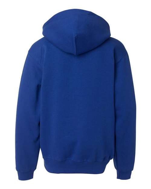 Badger 2254 Youth Hooded Sweatshirt - Royal - back
