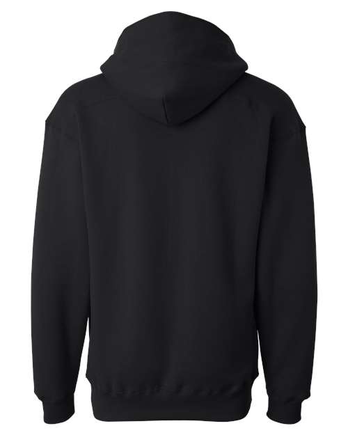 J. America 8830 Men's Sport Lace Hooded Sweatshirt - Black - back