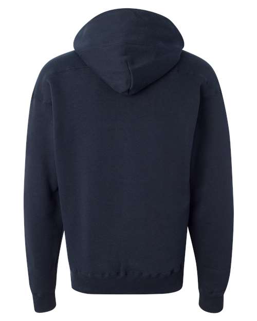 J. America 8830 Men's Sport Lace Hooded Sweatshirt - Navy - back