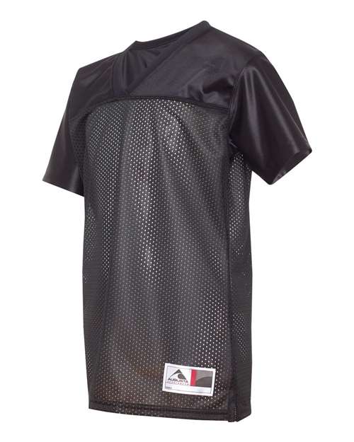 Augusta Sportswear 250 Women's Junior Fit Stadium Replica Football Jersey - Black - side