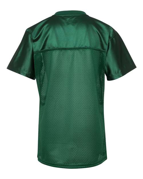 Augusta Sportswear 250 Women's Junior Fit Stadium Replica Football Jersey - Dark Green - back