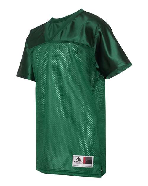 Augusta Sportswear 250 Women's Junior Fit Stadium Replica Football Jersey - Dark Green - side