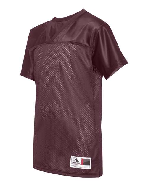Augusta Sportswear 250 Women's Junior Fit Stadium Replica Football Jersey - Maroon - side