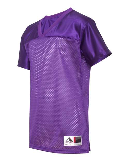 Augusta Sportswear 250 Women's Junior Fit Stadium Replica Football Jersey - Purple - side