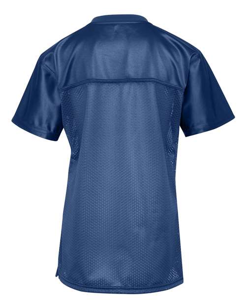 Augusta Sportswear 250 Women's Junior Fit Stadium Replica Football Jersey - Royal - back