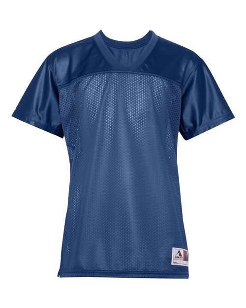 Augusta Sportswear 250 Women's Junior Fit Stadium Replica Football Jersey - Royal - front