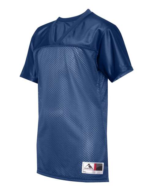 Augusta Sportswear 250 Women's Junior Fit Stadium Replica Football Jersey - Royal - side