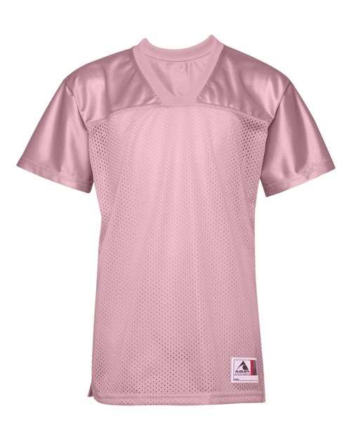 Augusta Sportswear 250 Women's Junior Fit Stadium Replica Football Jersey - Light Pink - front