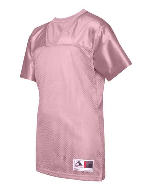 Augusta Sportswear 250 Women's Junior Fit Stadium Replica Football Jersey - Light Pink - side