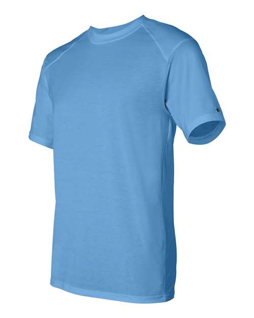 Badger 4820 Men's B-Tech Cotton-Feel T-Shirt - Columbia Blue - side