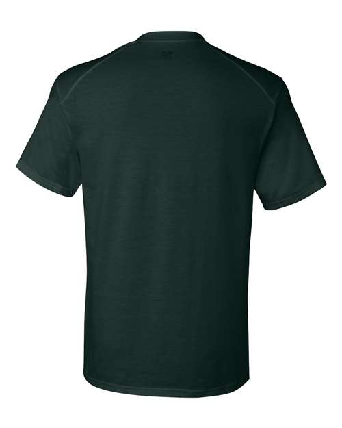 Badger 4820 Men's B-Tech Cotton-Feel T-Shirt - Forest - back